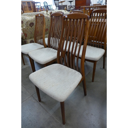 38 - A set of six Danish Preben Schou Andersen teak dining chairs