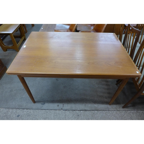 68 - A Danish A.M Mobler teak extending dining table