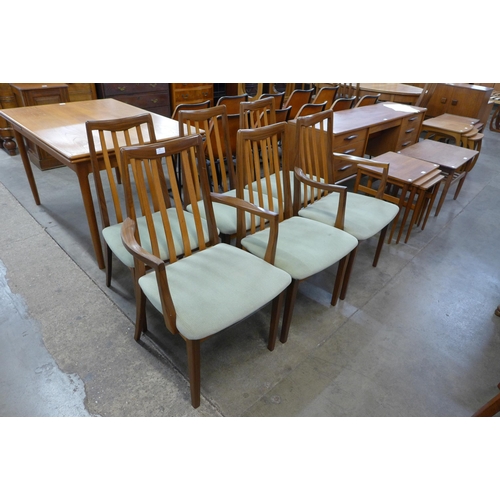 69 - A set of six G-Plan Fresco teak dining chairs