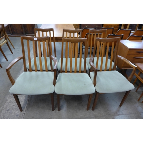 69 - A set of six G-Plan Fresco teak dining chairs