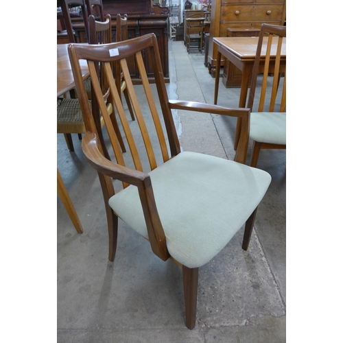 69 - A set of six G-Plan Fresco teak dining chairs