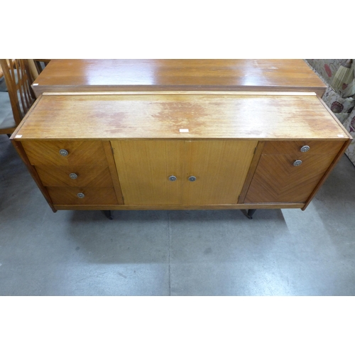 72 - A walnut sideboard