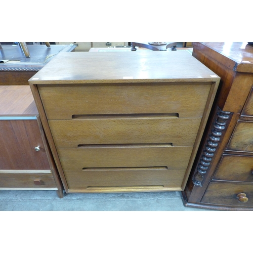 76 - A Stag C-Range oak chest of drawers, designed by John & Sylvia Reid