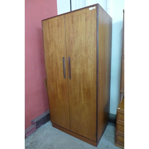 82 - A G-Plan Fresco teak two door wardrobe