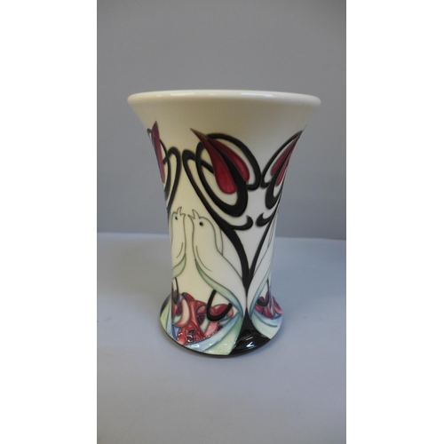 603 - A Moorcroft vase, Talwin, designed by Nicola Slaney, 16cm