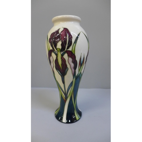 604 - A Moorcroft vase, Antheia No. 735, designed by Nicola Slaney, 21cm