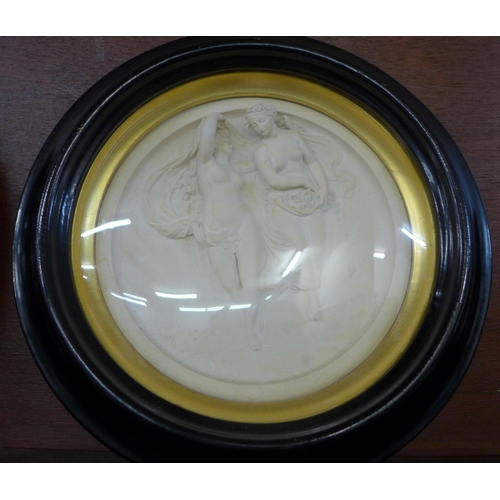 619 - A Parian ware plaque by The Art Union Of London, May Morning, Edward M. Wyon, 1831-1876