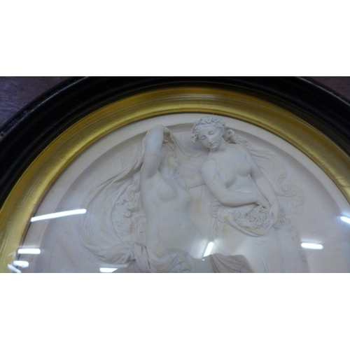 619 - A Parian ware plaque by The Art Union Of London, May Morning, Edward M. Wyon, 1831-1876