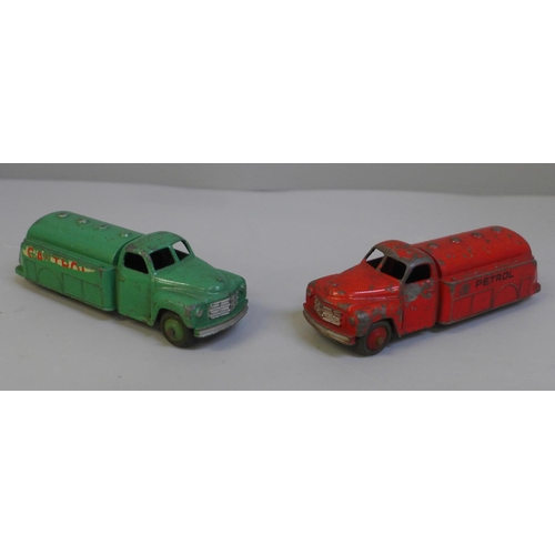 630 - Two mid-20th Century Dinky Toys Petrol lorries