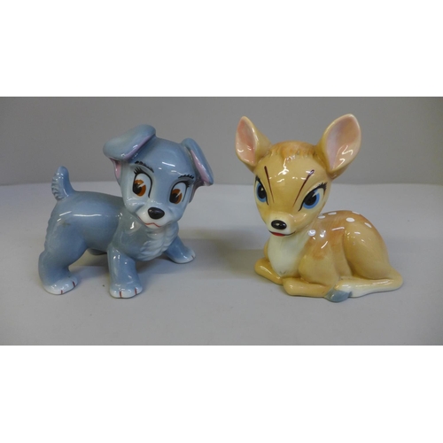 663 - Two Wade Disney blow ups, Scamp and Bambi