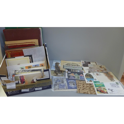 725 - A box of stamps, covers, etc.