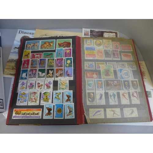 725 - A box of stamps, covers, etc.