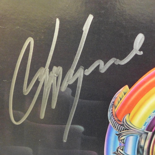 730 - A signed ELO LP record sleeve