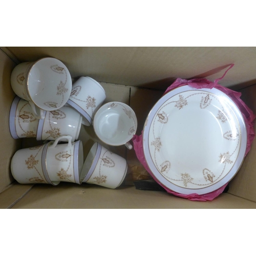 734F - A Wellington china tea set