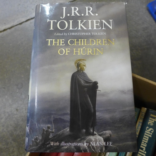 736 - A collection of Thirteen JRR Tolkein books, including two first editions and 1967 edition of 'Lord o... 