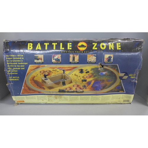 767 - A Hornby Battlezone Train Set, box a/f