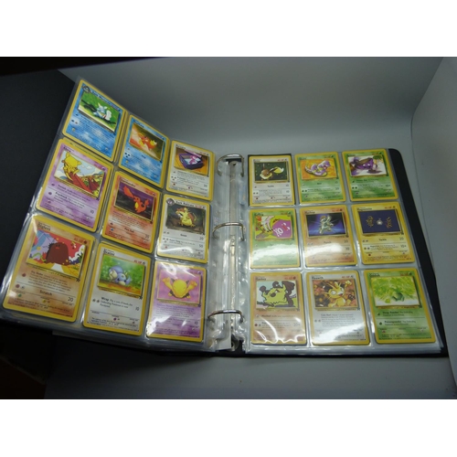 810 - Pokemon, complete Base set, Fossil, Jungle and Rocket, including:- Beckett graded Dark Dugtrio 8.5, ... 