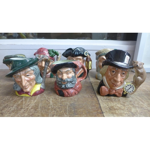 818 - Ten small Royal Doulton Character jugs