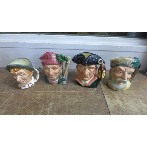 818 - Ten small Royal Doulton Character jugs