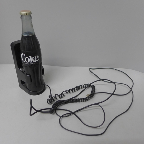 820 - A novelty Coke bottle telephone