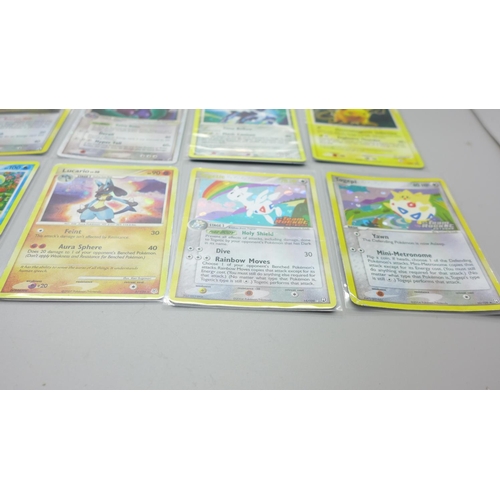 849 - Twenty Holo Pokemon cards from 2004 - 2008