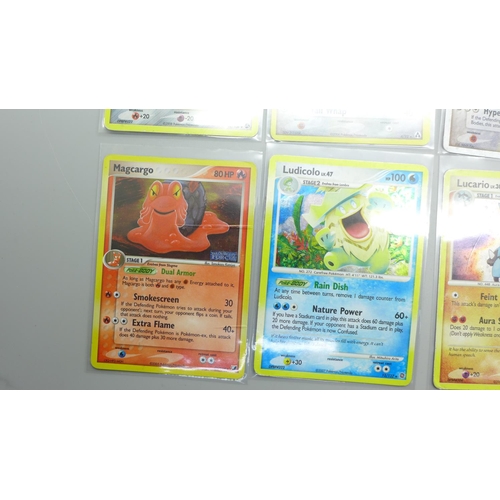 849 - Twenty Holo Pokemon cards from 2004 - 2008