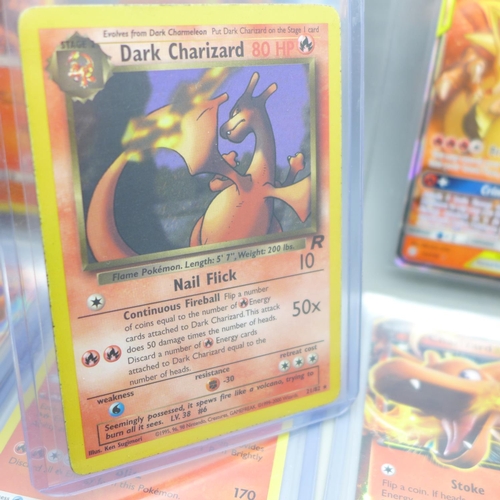 854 - Ten Ultra rare Charizard Pokemon cards