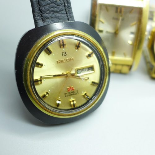 888 - Four gentleman's wristwatches