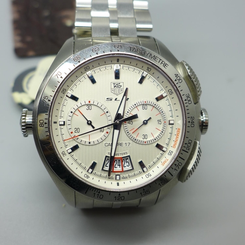 893 - A Tag Heuer SLR Mercedes Benz wristwatch, boxed  * This lot is subject to VAT