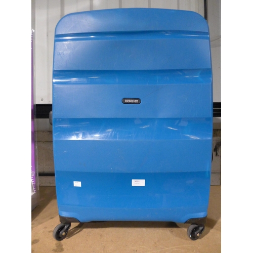 3001 - American Tourister Bon Air Large Blue 79cm 4 Wheel Spinner Hardside Case  (283-180) * This lot is su... 