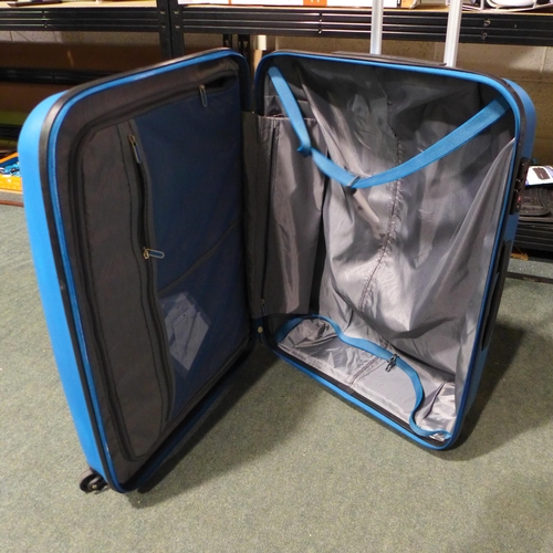 3001 - American Tourister Bon Air Large Blue 79cm 4 Wheel Spinner Hardside Case  (283-180) * This lot is su... 