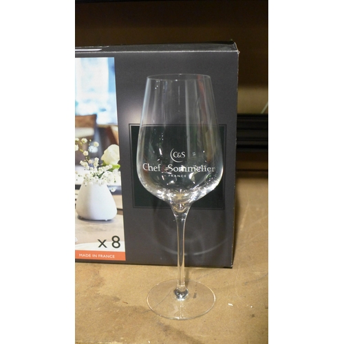 3009 - C&S Wine Glasses (55cl) (283-10) * This lot is subject to VAT