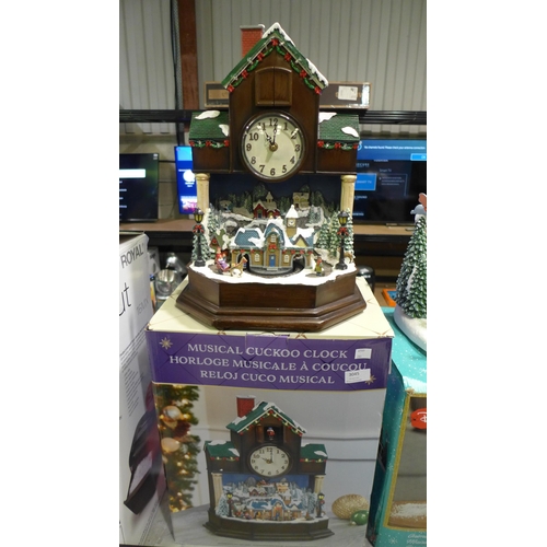 3045 - Musical Cuckoo Clock (281-419)   * This lot is subject to vat