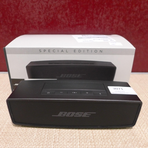 3071 - Bose Soundlink Mini 2 Black Speaker, original RRP £134.99 + VAT (283-478) * This lot is subject to V... 