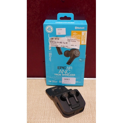 3083 - Jlab Epic True Wireless Air Anc Earbuds (283-46) * This lot is subject to VAT