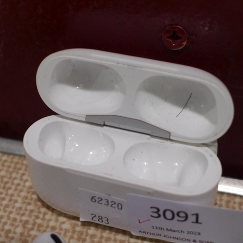 3091 - Apple Airpods Pro (model:- MWP22ZM/A), original RRP £189.99 + VAT        (283-38) * This lot is subj... 