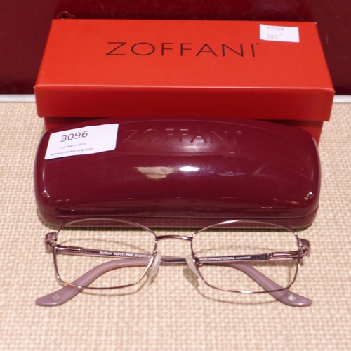 3096 - Zoffani 3091T Pink Metal Glasses (283-49) * This lot is subject to VAT