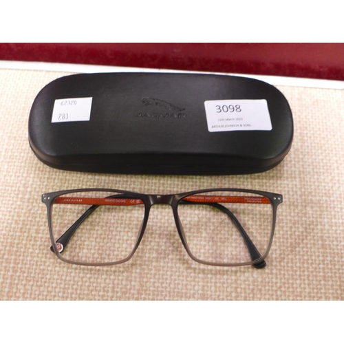 3098 - Jaguar 36822 Grey Plastic Glasses Frames only (283-48) * This lot is subject to VAT