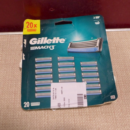 3099 - Gillette Mach 3 Blades       (283-182) * This lot is subject to VAT