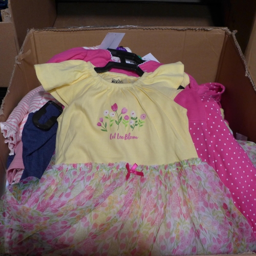 3128 - Box of misc children clothing (mixed sizes)