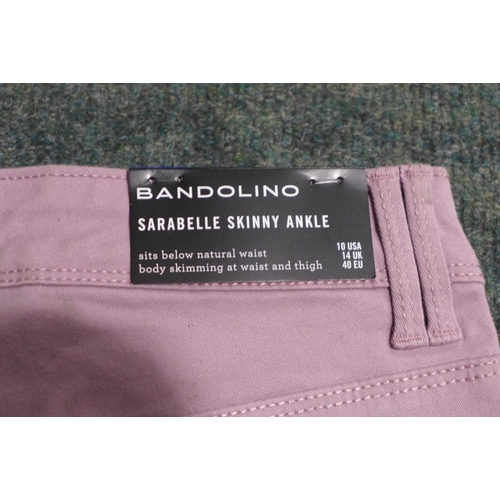 3172 - Small qty of Sarabelle Banolino pink ladies trousers (size UK 14)