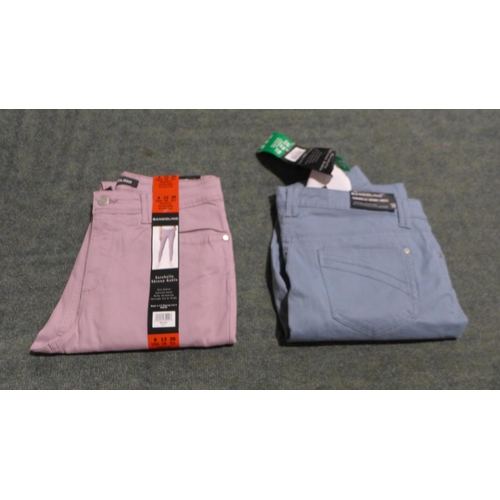 3173 - Small qty of Sarabelle Banolino pink ladies trousers (mixed sized)