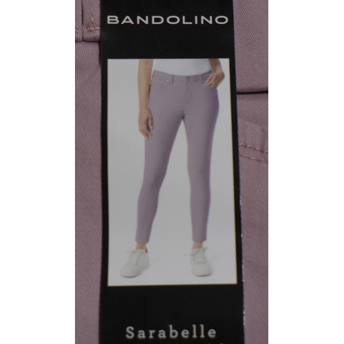 3173 - Small qty of Sarabelle Banolino pink ladies trousers (mixed sized)