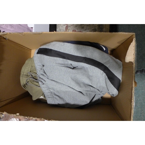 3174 - Small box of mens jogging bottoms (inc Puma/mixed sizes)