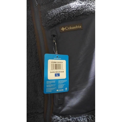 3183 - Berghaus navy Gillet (size large), Columbia navy fleece jacket (size large)