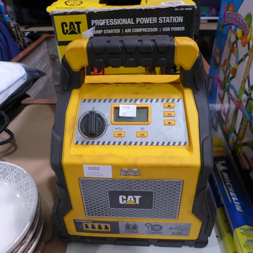 3202 - Cat Jump Starter 1200 Amp (model:- CJ1000DXT) (283-86) * This lot is subject to VAT