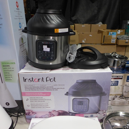 3265 - Instant Pot Gourmet Crisp With Airfryer Function, original RRP £129.99 + VAT (283-255) * This lot is... 