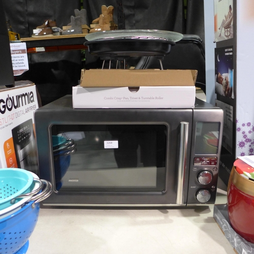 3268 - Sage The Combi Wave Microwave (model:- SMO870BST4GUK1 ), original RRP £249.99 + VAT (283-266) * This... 