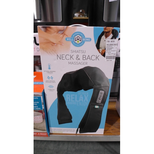 3273 - Wellbeing Shiatsu Neck Massager  (283-391) * This lot is subject to VAT