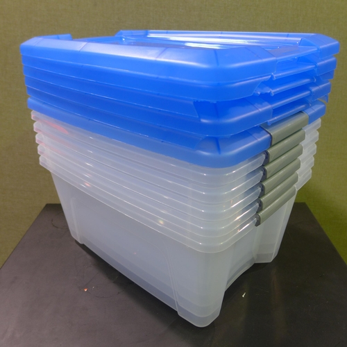 3283 - Iris 15L Storage Boxes (283-386) * This lot is subject to VAT